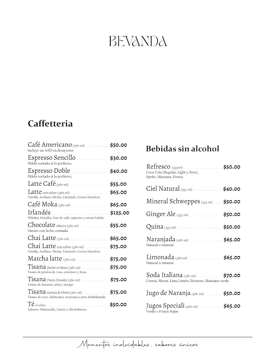 Piedra Luna Menu - Image 3